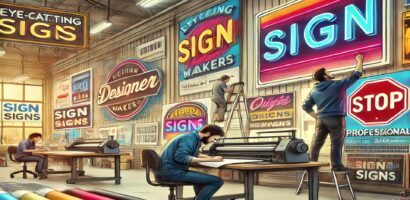 How to Design Eye-Catching Signs with Professional Sign Makers